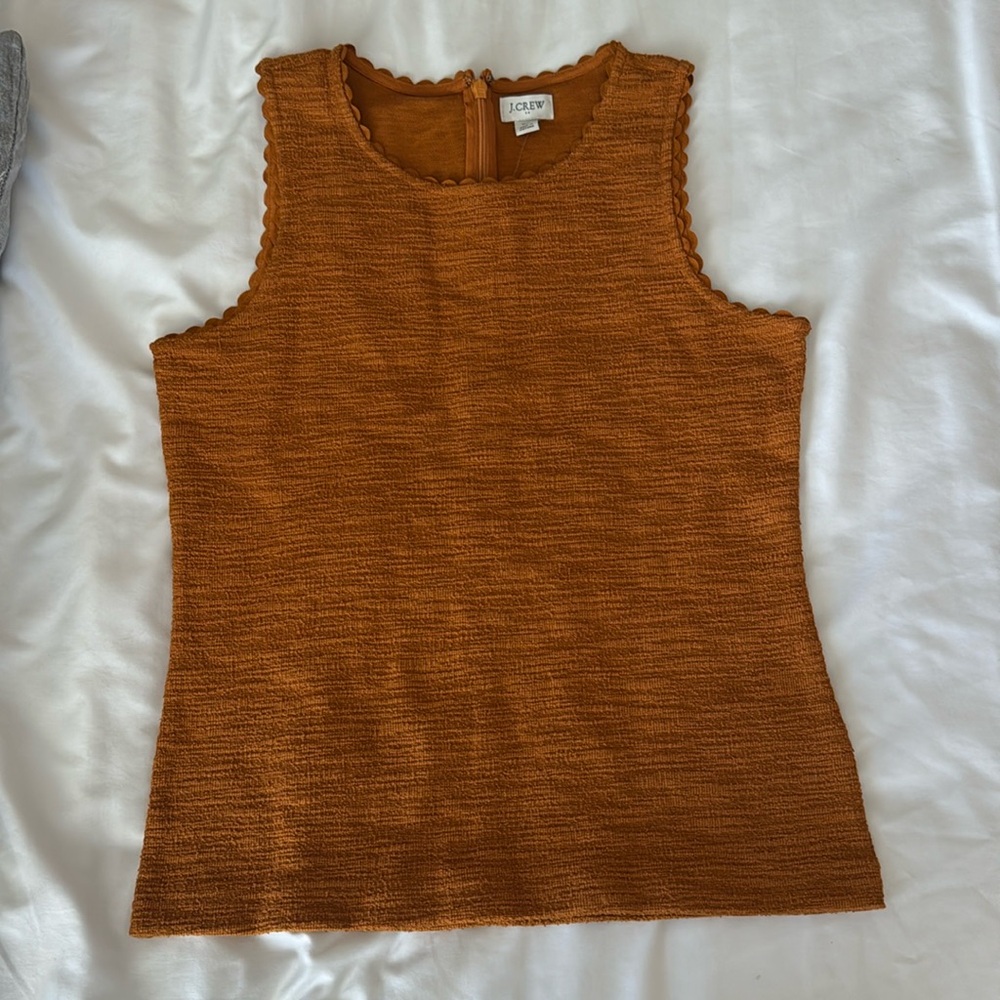 J•Crew dress tank. Brown, size XS brand new with tags